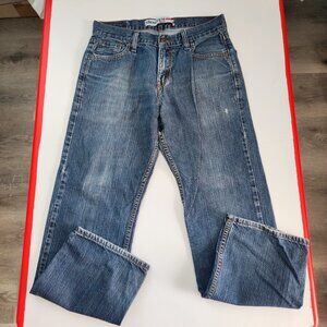 Denizen from Levi's jeans 281 straight fit washed denim blue men's size 29X30